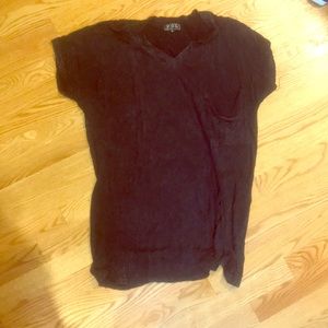 Oversized Black destroyed T